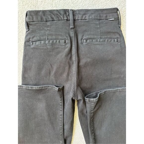 NWOT MOTHER The Roller Prep Heel in pitch, $228 Sz 25 D22 - Picture 7 of 8